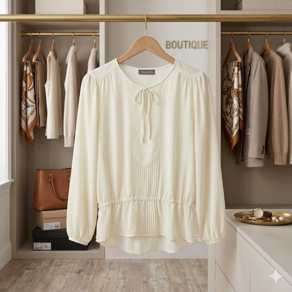 Chadwick-s Women's Cream Blouse